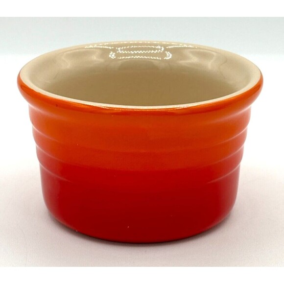 Le Creuset Heritage Stoneware Rectangular Baker Dish (5x7) 10-32 & Ramekin 06.05 - Picture 13 of 16